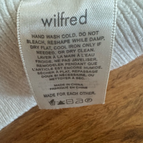 Wilfred fine wool cropped sweater size M - Picture 6 of 12